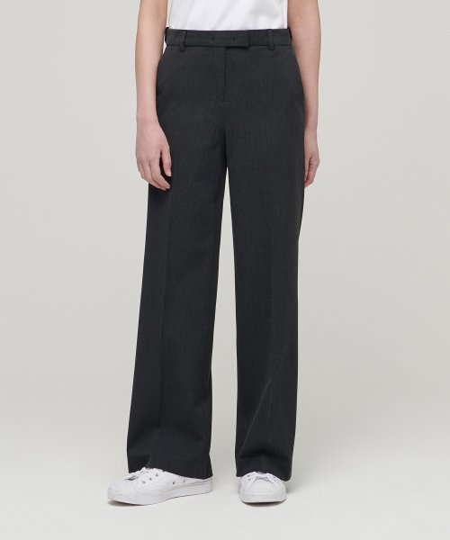 MUSINSA STANDARD WOMAN MUSINSA STANDARD WOMAN Slacks Charcoal Gray