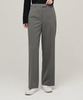 MUSINSA STANDARD WOMAN MUSINSA STANDARD WOMAN Slacks Women's Wide Hidden Banding [Warm Gray]