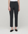 MUSINSA STANDARD WOMAN MUSINSA STANDARD WOMAN Women's Slim Straight Hidden Banding Slacks [Charcoal Gray]