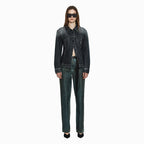 YCH SIGNATURE DETAIL DENIM JACKET BLACK (W24DT8051BK)