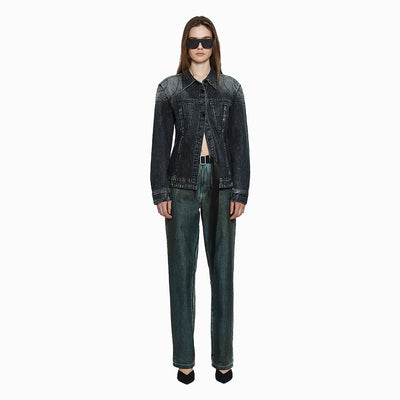 SIGNATURE DETAIL DENIM JACKET BLACK (W24DT8051BK)