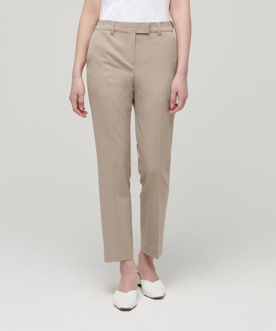 MUSINSA STANDARD WOMAN Slacks Slim Straight Beige
