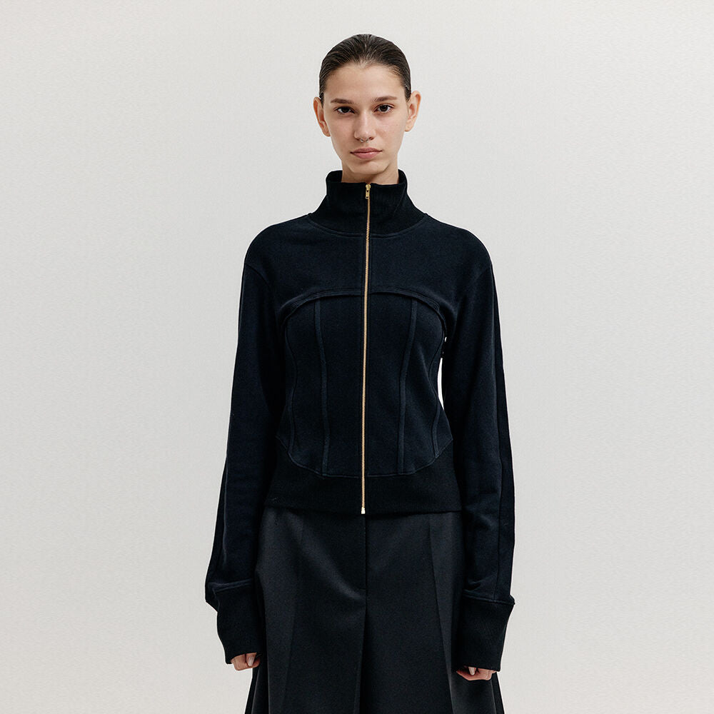EENK EENK Jacket Zip-up Top - Black