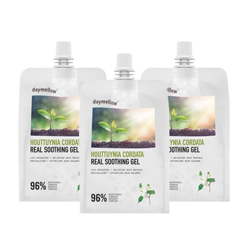 DAYMELLOW Houttuynia cordata/Euni Mushroom Real Soothing Gel*3