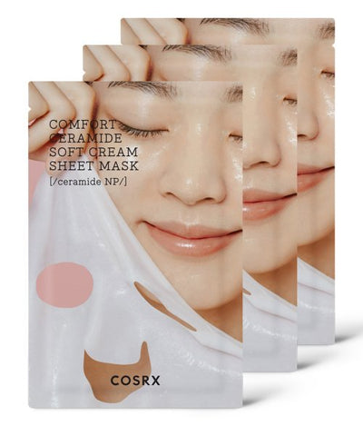 COSRX Balanceum Comfort Ceramide Soft Cream Sheet Mask 3ea