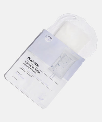 DR.ORACLE Niacinamide Recipe Radiance White Mask (10 sheets)