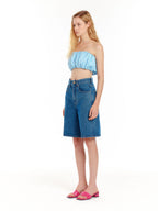 EENK EENK UCO Denim Biker Shorts - Denim Blue