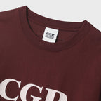 CGP Square Logo Short Sleeve T-Shirt - Burgundy