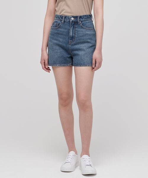 MUSINSA STANDARD WOMAN MUSINSA STANDARD WOMAN Denim Shorts Medium Indigo