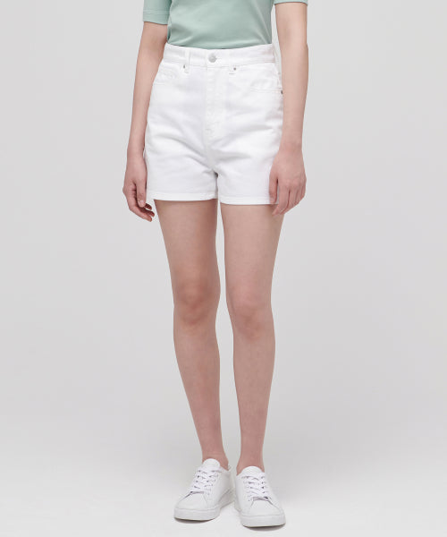 MUSINSA STANDARD WOMAN MUSINSA STANDARD WOMAN Women's Basic Denim Shorts White
