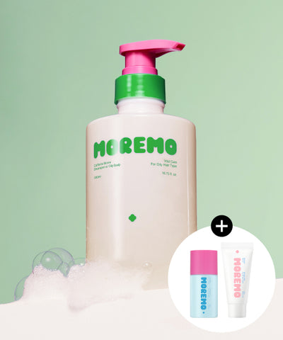 Caffeine Biome Shampoo for Oily Skin 500ml + (Free) Recovery Balm 20ml + Pro Repair Essence 10ml