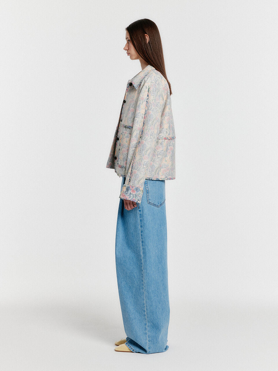 EENK YEON Two-Pocket Single Jacket - Cream