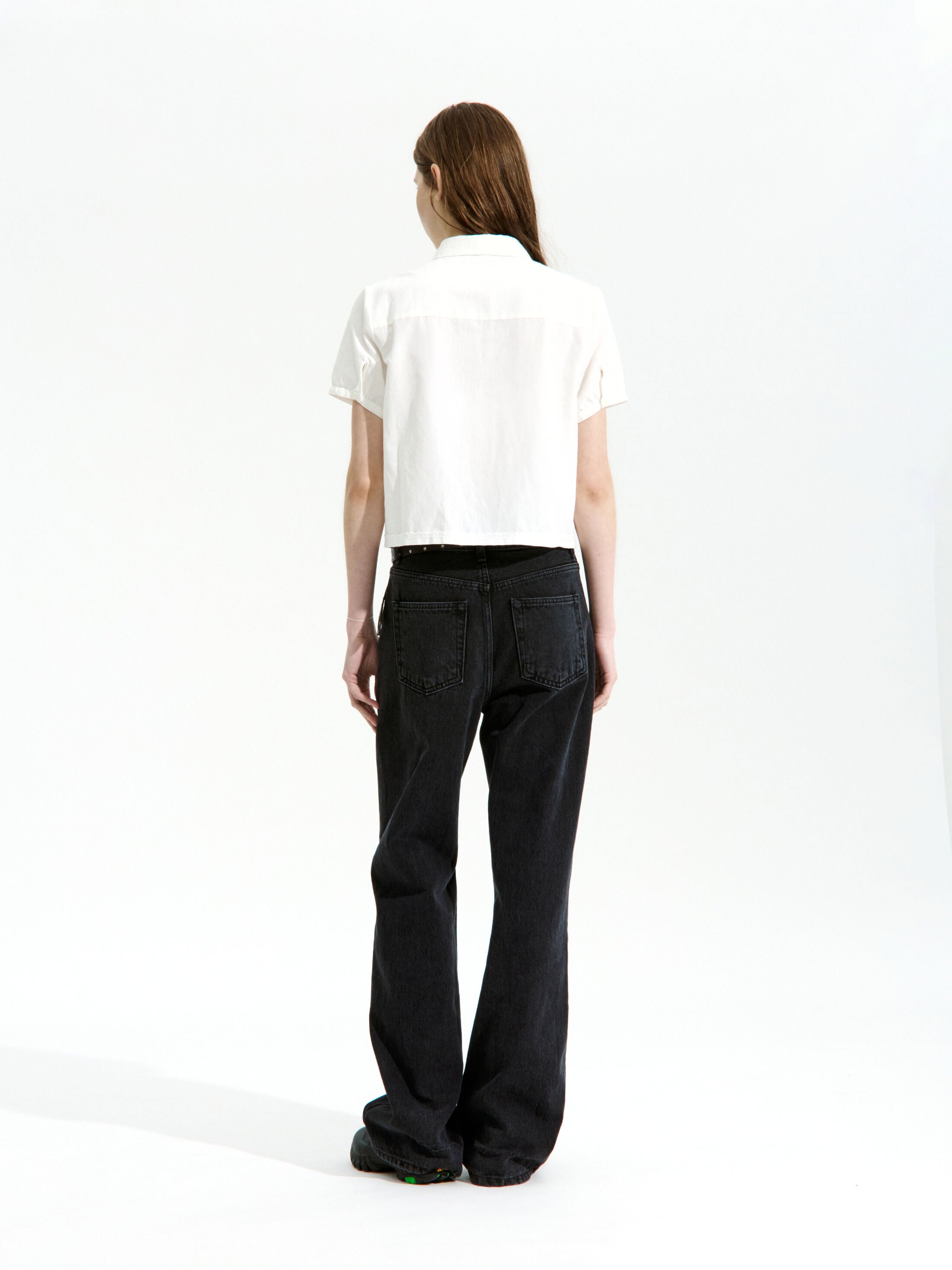 LOW CLASSIC BAMBOO LACE SHIRT_OFF WHITE_LC252BL03OW
