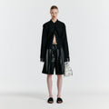 EENK YOVAN Tucked Half Shorts - Black