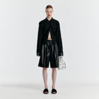 EENK YOVAN Tucked Half Shorts - Black