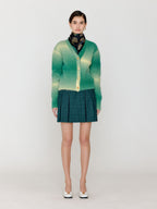 EENK EENK VASSIA Gradation Striped Knit Cardigan - Green