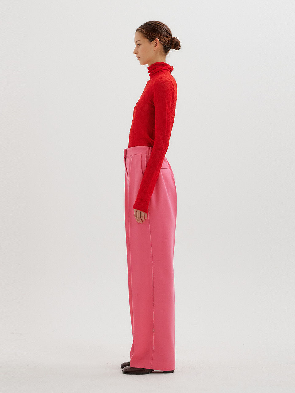 EENK EENK Straight Pants - Pink