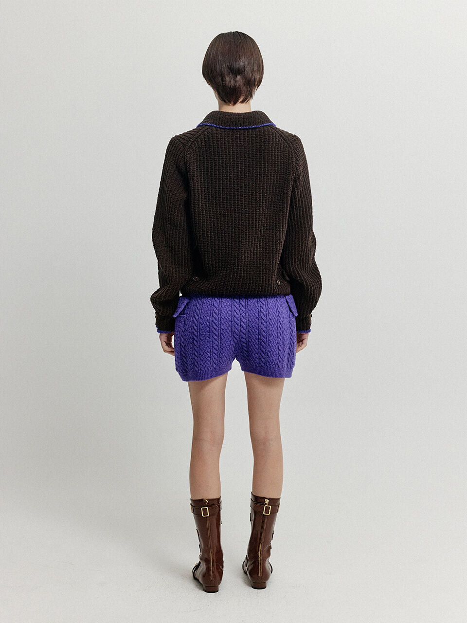 EENK XEAR Collared Knit - Brown