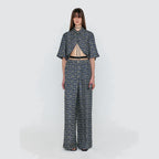 EENK EENK WENEZ Wide Pants - Navy Multi