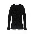 PROENZA SCHOULER Proenza Schouler Matte Crepe Ring Cardigan - Black