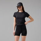 OUTDOOR VOICES (W)Technol-OV DRY FLEX SLIM TEE (BLACK)