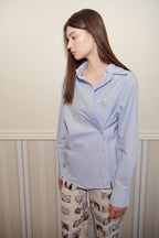 SINOON Classic Cotton Shirt (Light Blue)