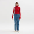 EENK EENK Flared Denim Pants - Blue Stripe