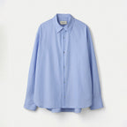 UMARMUNG Striped Cotton Poplin Shirts_Blue