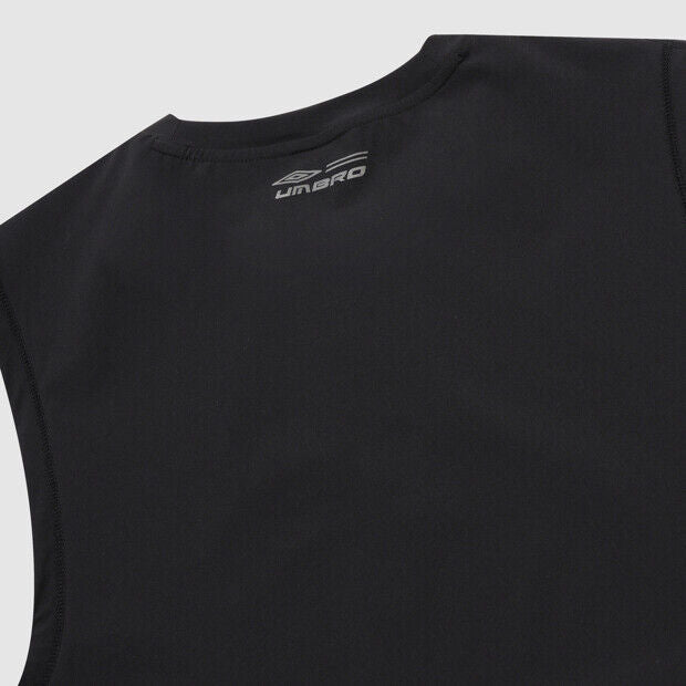 UMBRO [COOLING] All-round cooling tricot sleeveless t-shirt black UR121SSL21