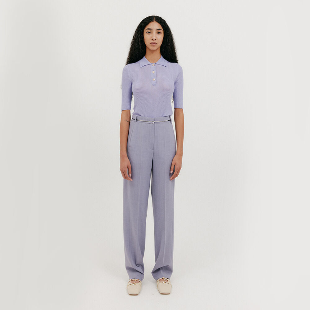 EENK Classic Straight Pants - Lavender
