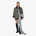 YCH COLLAR QUILTED JACKET KHAKI (F24OT0101KK)