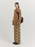 EENK EENK XATURE Oversized Knit Turtleneck - Brown