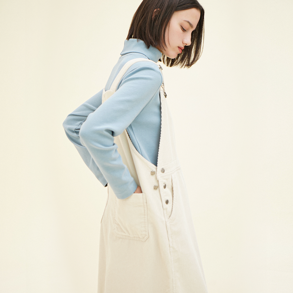 CHIQUITA CHIQUITA Overall Skirt Cream