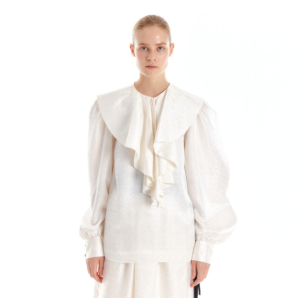 EENK EENK Blouse Ruffled Collar