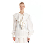 EENK EENK Blouse Ruffled Collar