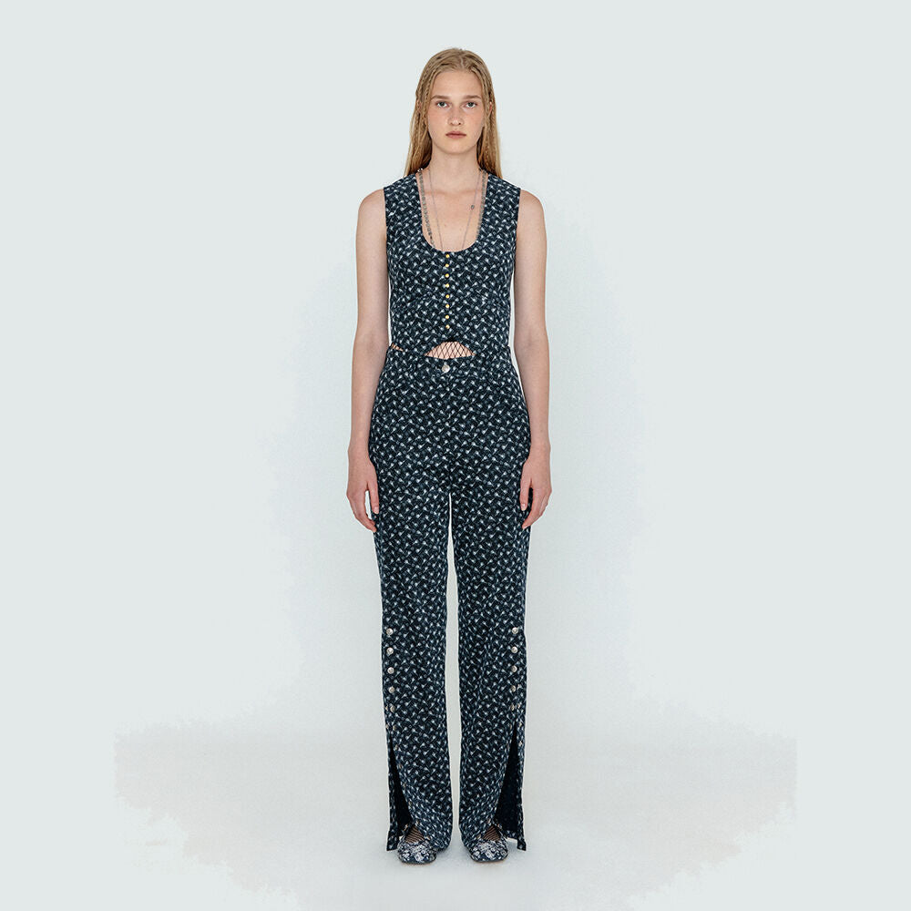 EENK EENK Pants Navy Multi