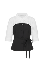 LINE ADDITION [Line Accession] Bustier Blouse NMWBLQF440