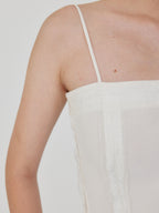 EENK ZENNY Fitted Sleeveless Top - Ivory