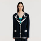 EENK EENK YINTANA Contrast Jacket - Navy