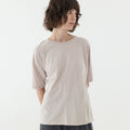 KOZNOK Maria Nagrang Layered Cotton Summer Women's Short Sleeve T-Shirt Inner Tee Indie Pink