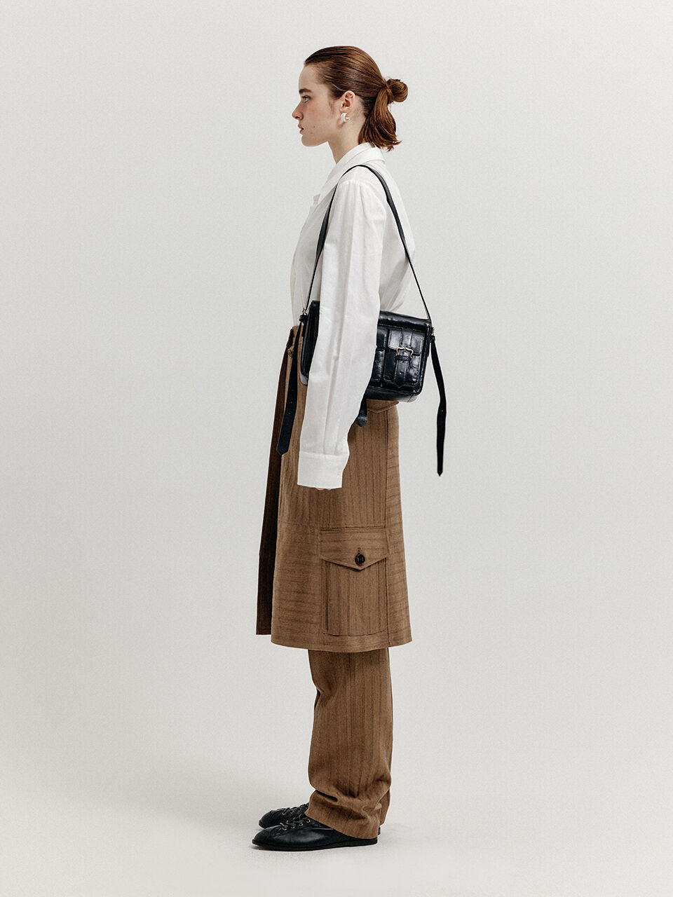 EENK EENK Cargo Wrap Skirt - Camel