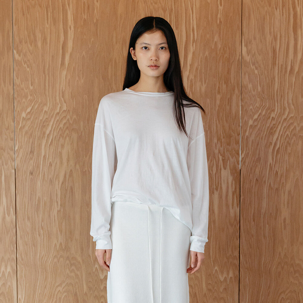 RRACE Light Cotton Sweatshirt_White