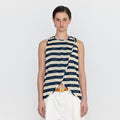 EENK EENK T-Shirt Sleeveless Open Jersey Top