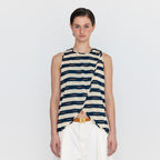 EENK EENK T-Shirt Sleeveless Open Jersey Top