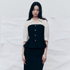 KENNETH LADY [Kenneth Lady] Chris layered blouse ENWBLQE600