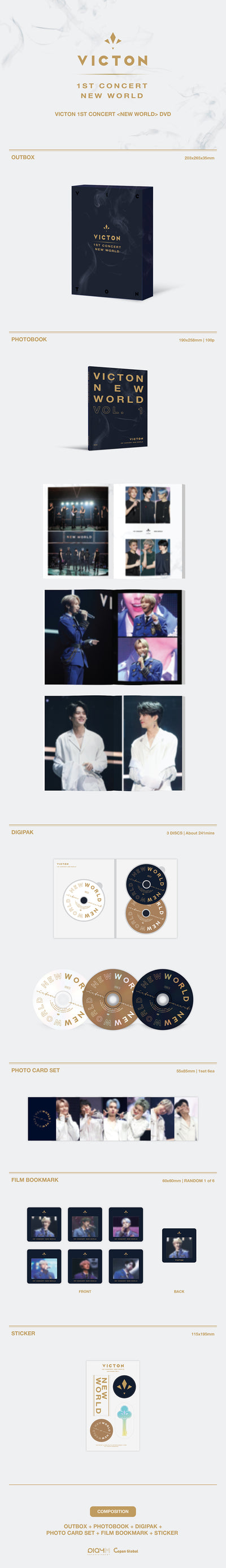 VICTON - 1ST CONCERT 'NEW WORLD' DVD
