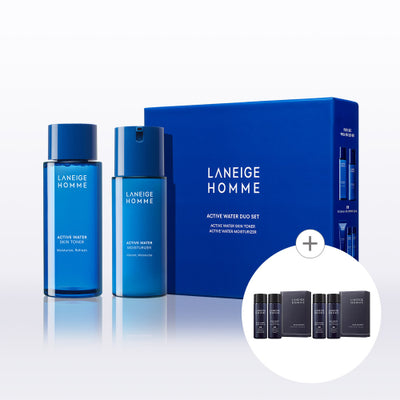 LANEIGE Homme Active Water Skincare Set
