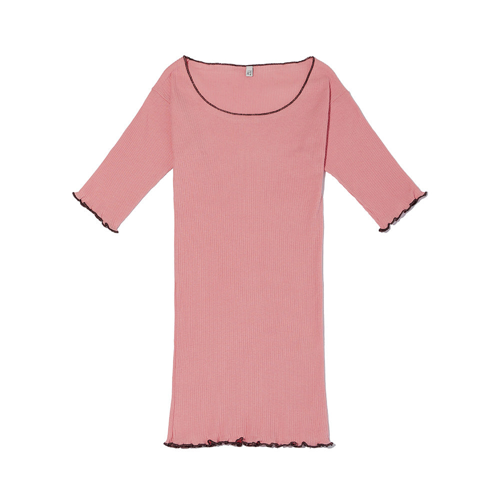 BASERANGE Base Range PAMA 3/4 Sleeve T-Shirt - Ruby (TOPA-RBV-WI22)