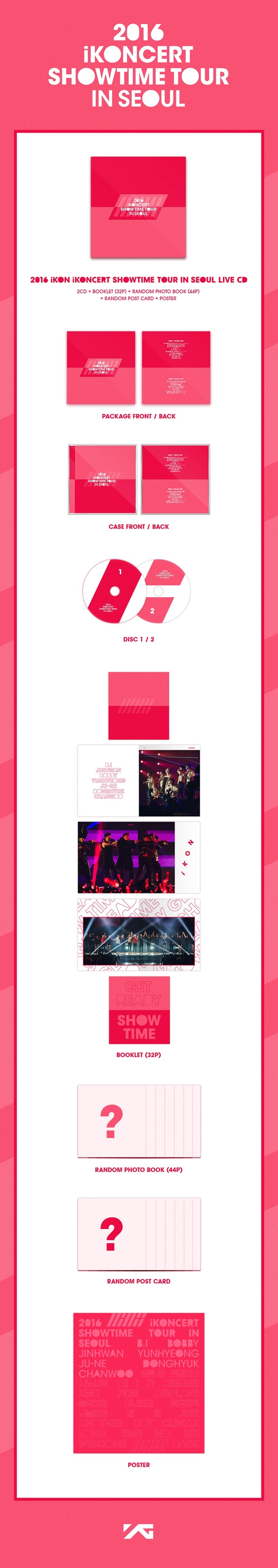 iKON - 2016 IKONCERT SHOWTIME TOUR IN SEOUL LIVE CD detail 3