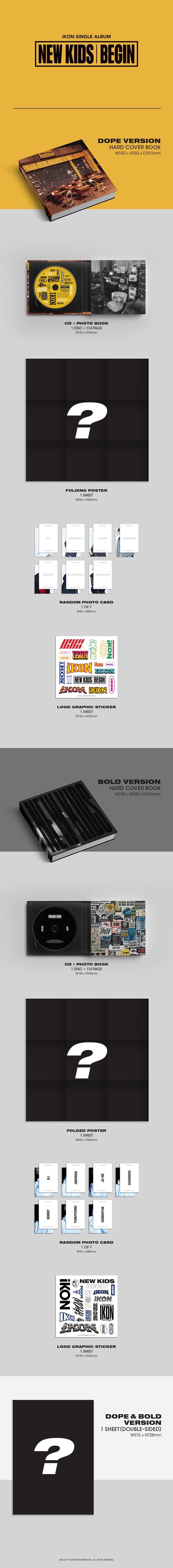 iKON - NEW KIDS BEGIN / Single Album detail 3